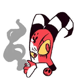 🤨 emoji Blitzo ➡️ @HazbinHotelStickers Telegram sticker 15 of 15