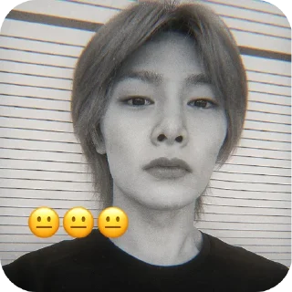 😐 emoji JEONGIN | фото из "архив по чонину" | @B13AN7 Telegram sticker 2 of 40