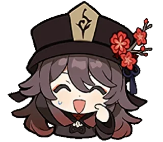 Sticker from Who is Hu Tao?  @abyssofmelancholy