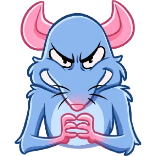 😈 emoji Мистер крыс Telegram sticker 16 of 48