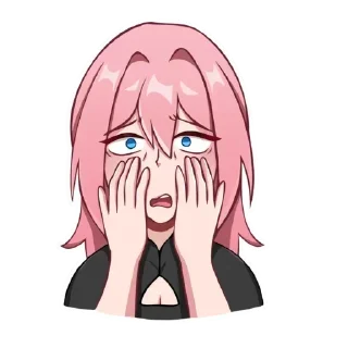 😞 emoji 💕Стики тут: @sekstick Telegram sticker 21 of 24