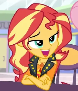 😏 emoji sunset shimmer💫 pt2 Telegram sticker 11 of 120