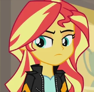 😒 emoji sunset shimmer💫 pt2 Telegram sticker 9 of 120