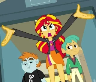 🤬 emoji sunset shimmer💫 Telegram sticker 11 of 120