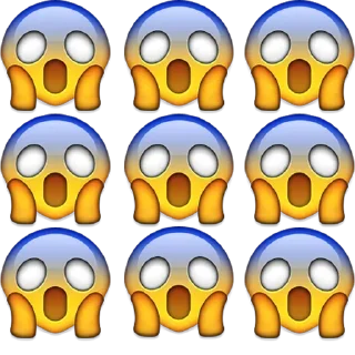 😱 emoji Больше стиков тут: @stikery4 Telegram sticker 13 of 48