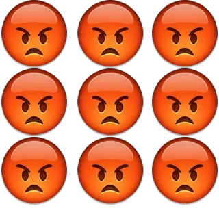 😡 emoji Больше стиков тут: @stikery4 Telegram sticker 14 of 48