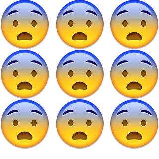 😨 emoji Больше стиков тут: @stikery4 Telegram sticker 12 of 48