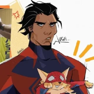 😾 emoji Miguel O’Hara Telegram sticker 8 of 35