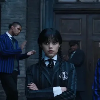 Sticker from Wednesday addams jenna