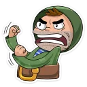 👊 emoji Солдат @TgSticker Telegram sticker 22 of 37