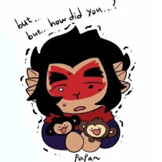 🍂 emoji Макака Telegram sticker 3 of 120