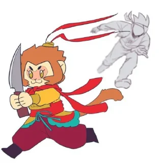 🍂 emoji Макака Telegram sticker 12 of 120