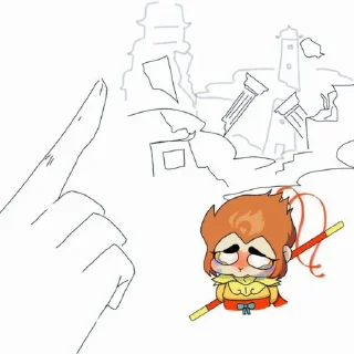 🍂 emoji Макака Telegram sticker 4 of 120