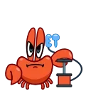 🙅‍♂️ emoji Krab by @shurmin_jpg Telegram sticker 15 of 19