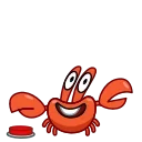 🥳 emoji Krab by @shurmin_jpg Telegram sticker 13 of 19
