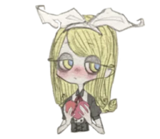 😙 emoji Alice and strange Telegram sticker 4 of 40