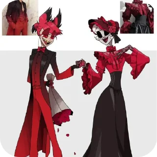 👗 emoji 🌹×🦌 Telegram sticker 23 of 111