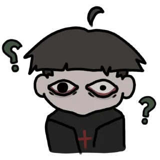 🤨 emoji Чиби Руслан Telegram sticker 10 of 20