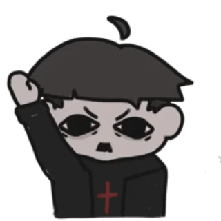 🙋‍♂️ emoji Чиби Руслан Telegram sticker 18 of 20
