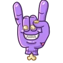 😈 emoji Zombie Hand Telegram sticker 15 of 20