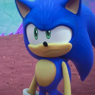 🧐 emoji Sonic prime (my username @Darkhote ) Telegram sticker 21 of 76