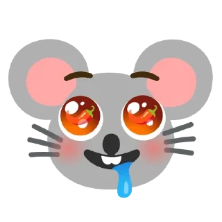 🌟 emoji Эмоджи мыша Telegram sticker 13 of 17