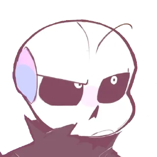 🤨 emoji Cross sans-->@xuM1K Telegram sticker 1 of 44