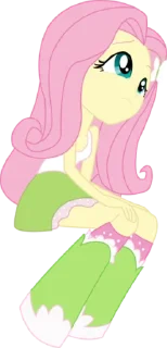 🙂 emoji Fluttershy EG | @MyLittlePony_bots Telegram sticker 10 of 100