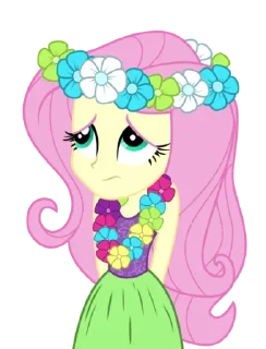 🙁 emoji Fluttershy EG | @MyLittlePony_bots Telegram sticker 5 of 100