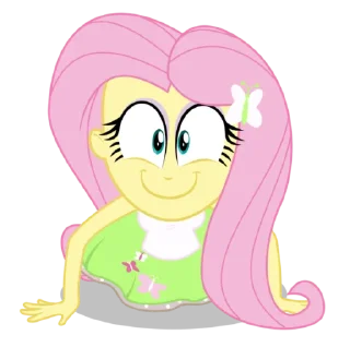 Sticker from Fluttershy EG | @MyLittlePony_bots