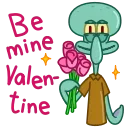 💐 emoji Squidward & Squilvia Telegram sticker 16 of 20