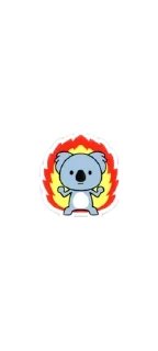 🐨 emoji Blu | ViberStickers. Telegram sticker 16 of 40