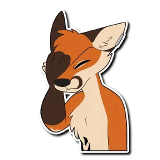 🤦‍♂ emoji Fox Telegram sticker 18 of 44