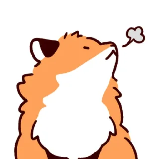 😒 emoji fox Telegram sticker 9 of 16