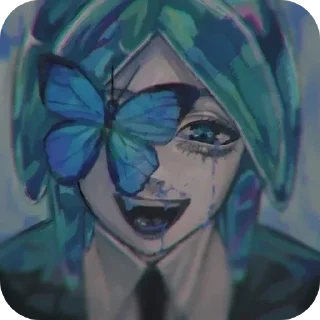 🦋 emoji –Фосфофиллит[ @Ph0sPill ]– Telegram sticker 19 of 120