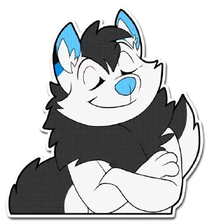 😌 emoji Друзья фурри Telegram sticker 11 of 73