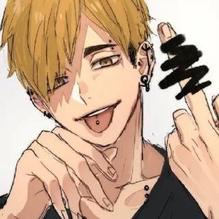 🖤 emoji °•Atsumu•° Telegram sticker 5 of 57
