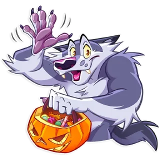 😃 emoji Werewolf Telegram sticker 5 of 25