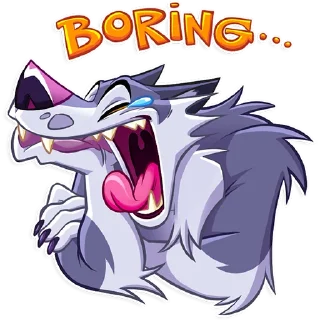 😴 emoji Werewolf Telegram sticker 19 of 25