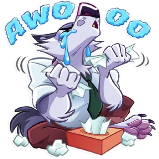 😭 emoji Werewolf Telegram sticker 24 of 25