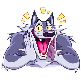 😃 emoji Werewolf Telegram sticker 12 of 25