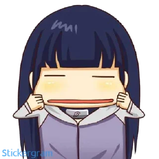 😑 emoji Naruto Official Stickers 3 (chibi) Telegram sticker 18 of 20