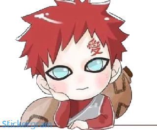 😊 emoji Naruto Official Stickers 3 (chibi) Telegram sticker 20 of 20