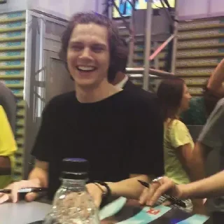 😆 emoji evan peters Telegram sticker 16 of 33