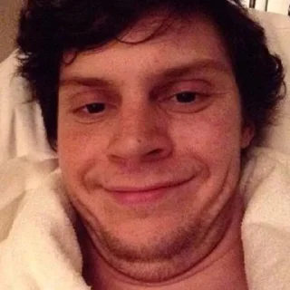 😀 emoji Evan Peters Telegram sticker 16 of 37
