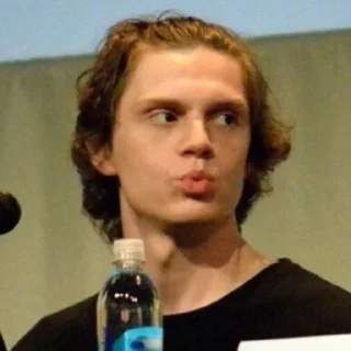 😙 emoji Evan Peters Telegram sticker 13 of 37
