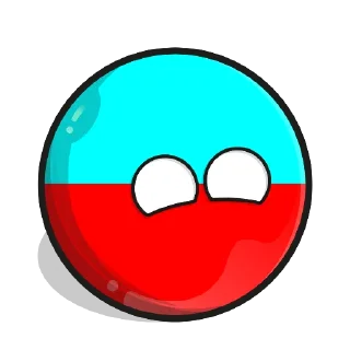 Sticker from Country balls