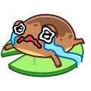 😭 emoji Disgruntled Toad Telegram sticker 12 of 33