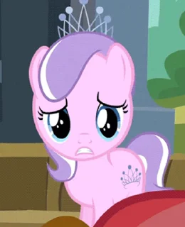 👎 emoji Diamond Tiara & Silver Spoon | @MLP_AnimatedStickers Telegram sticker 16 of 30