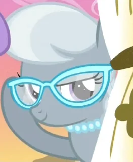 😎 emoji Diamond Tiara & Silver Spoon | @MLP_AnimatedStickers Telegram sticker 23 of 30